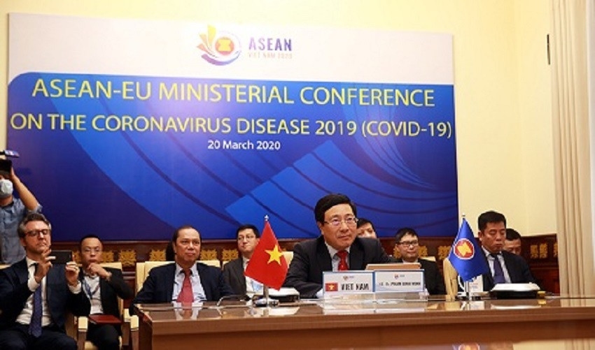 Tăng cường hợp tác ASEAN-EU để ứng phó với COVID-19 - Ảnh 1.