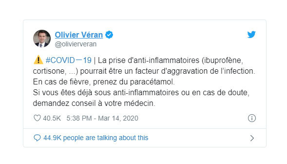 Tuyên bố của Bộ trưởng Y tế Pháp mâu thuẫn với WHO: Khi cần hạ sốt, phải dùng thuốc gì? - Ảnh 1.