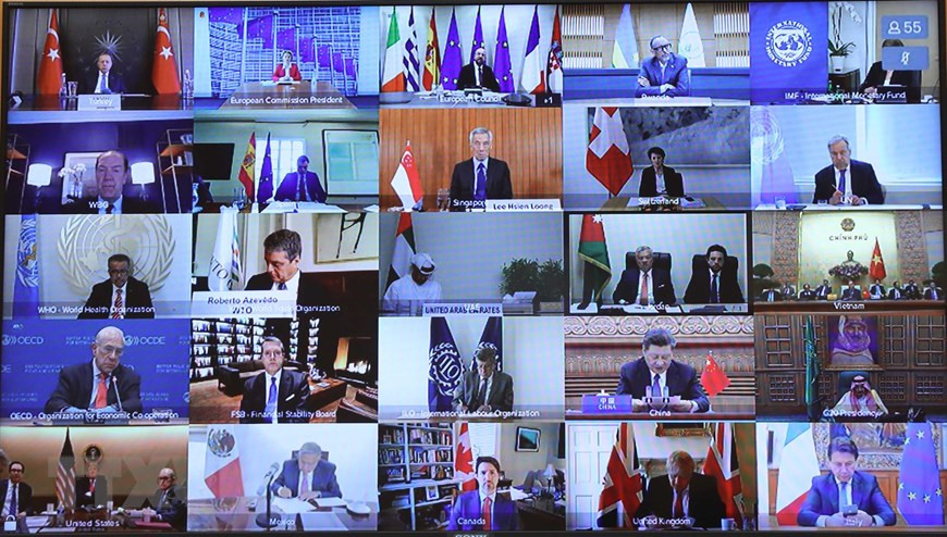 Hội nghị trực tuyến G20: Thủ tướng chia sẻ nhiều biện pháp hành động chung ứng phó COVID-19 - Ảnh 1.
