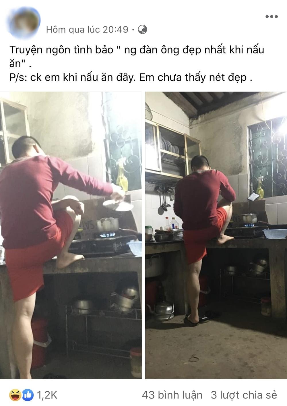 Hội chi em thi nhau khoe khoảnh khắc khi chồng vào bếp những ngày nghỉ dịch gây sốt mạng - Ảnh 3.