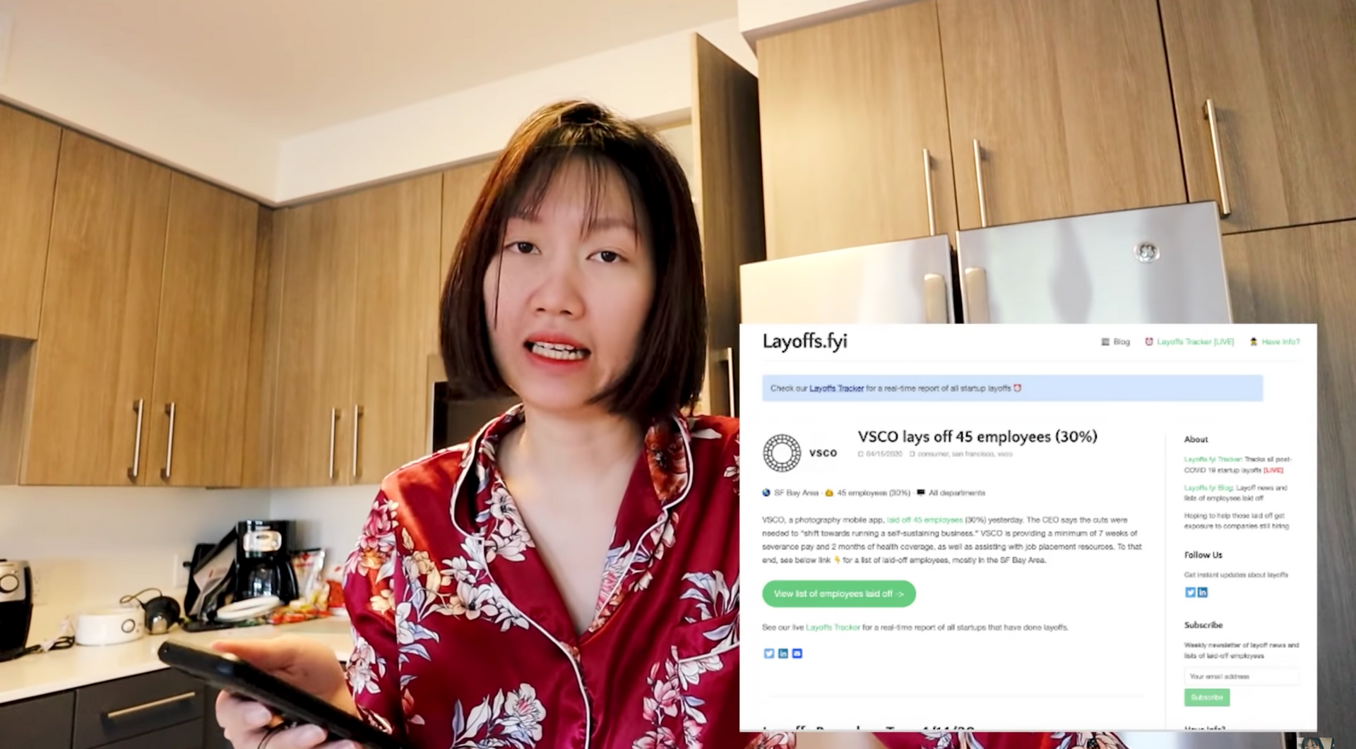 Vlogger Hana's Lexis chia sẻ thói quen thường ngày là lướt trang web các công ty sa thải nhân viên, lý do đằng sau khiến tất cả bất ngờ! - Ảnh 1.