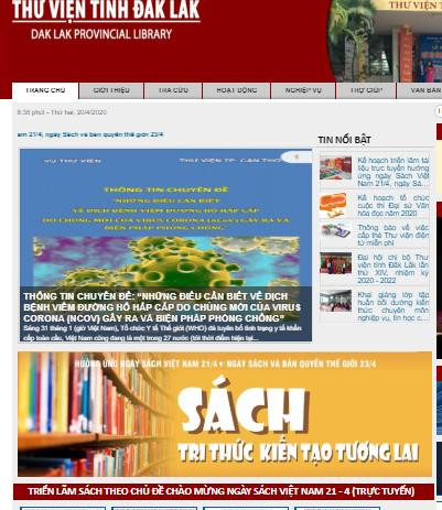 Đắk Lắk: Triển lãm tài liệu trực tuyến hưởng ứng Ngày sách Việt Nam - Ảnh 1.