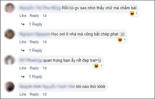 Cô bắt ghi tên vào vở khi chép phạt, nam sinh nhắn nhủ 