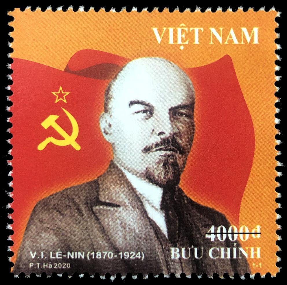 Việt Nam phát hành bộ tem kỷ niệm 150 năm ngày sinh Lê-nin - Ảnh 1.