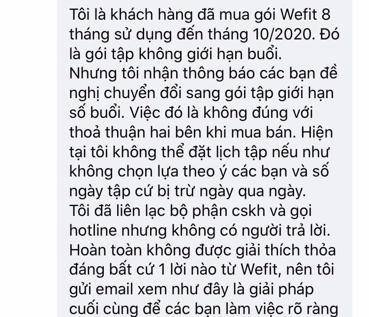 WeFit phá sản, khách hàng bỏ vài chục triệu mua thẻ tập, spa liệu có mất trắng? - Ảnh 2.