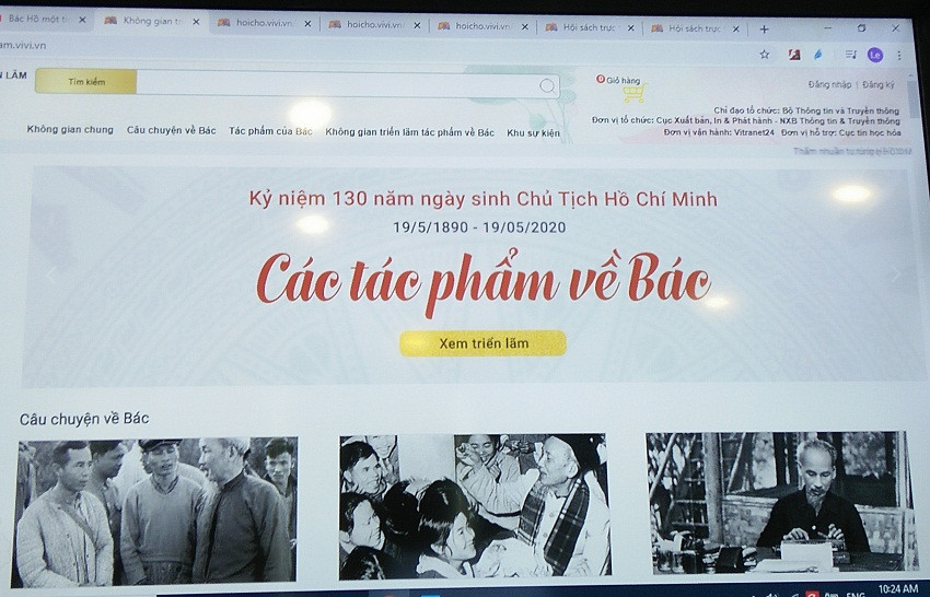 Triển lãm sách báo trực tuyến kỷ niệm 130 năm Ngày sinh Chủ tịch Hồ Chí Minh - Ảnh 4.