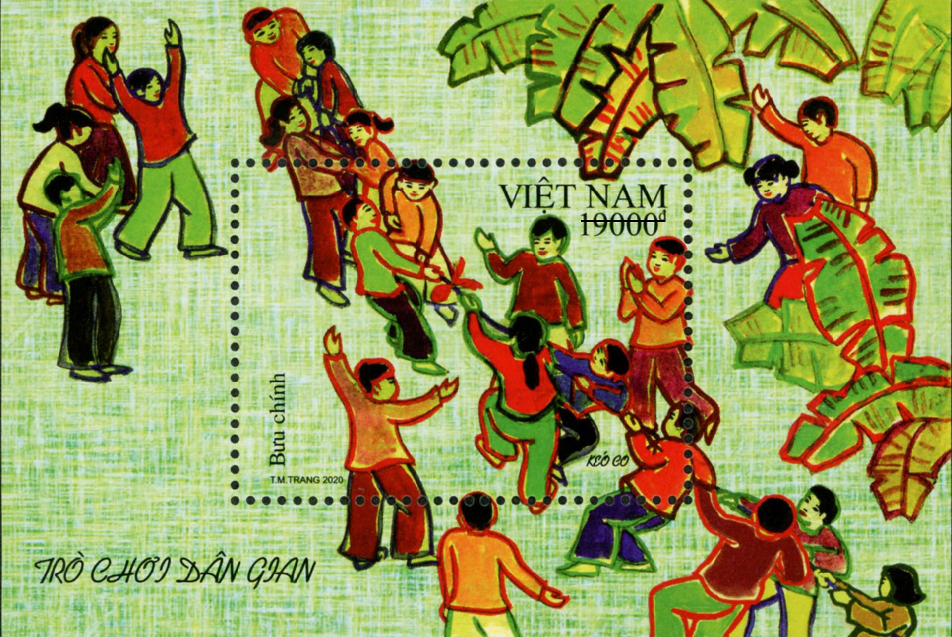 Ấn tượng bộ tem bưu chính về những trò chơi dân gian Việt Nam - Ảnh 2.