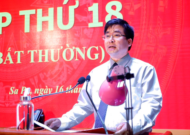 Giám đốc Sở Thông tin và Truyền thông tỉnh Lào Cai được bầu chức vụ Chủ tịch UBND thị xã Sa Pa - Ảnh 1.