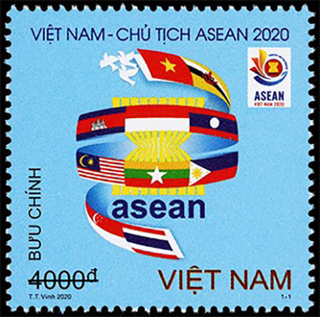 Việt Nam phát hành tem chào mừng Năm ASEAN 2020 - Ảnh 1.