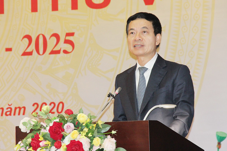 Toàn văn bài phát biểu của Bộ trưởng TT&TT Nguyễn Mạnh Hùng tại Đại hội Đảng bộ Bộ TT&TT - Ảnh 1.