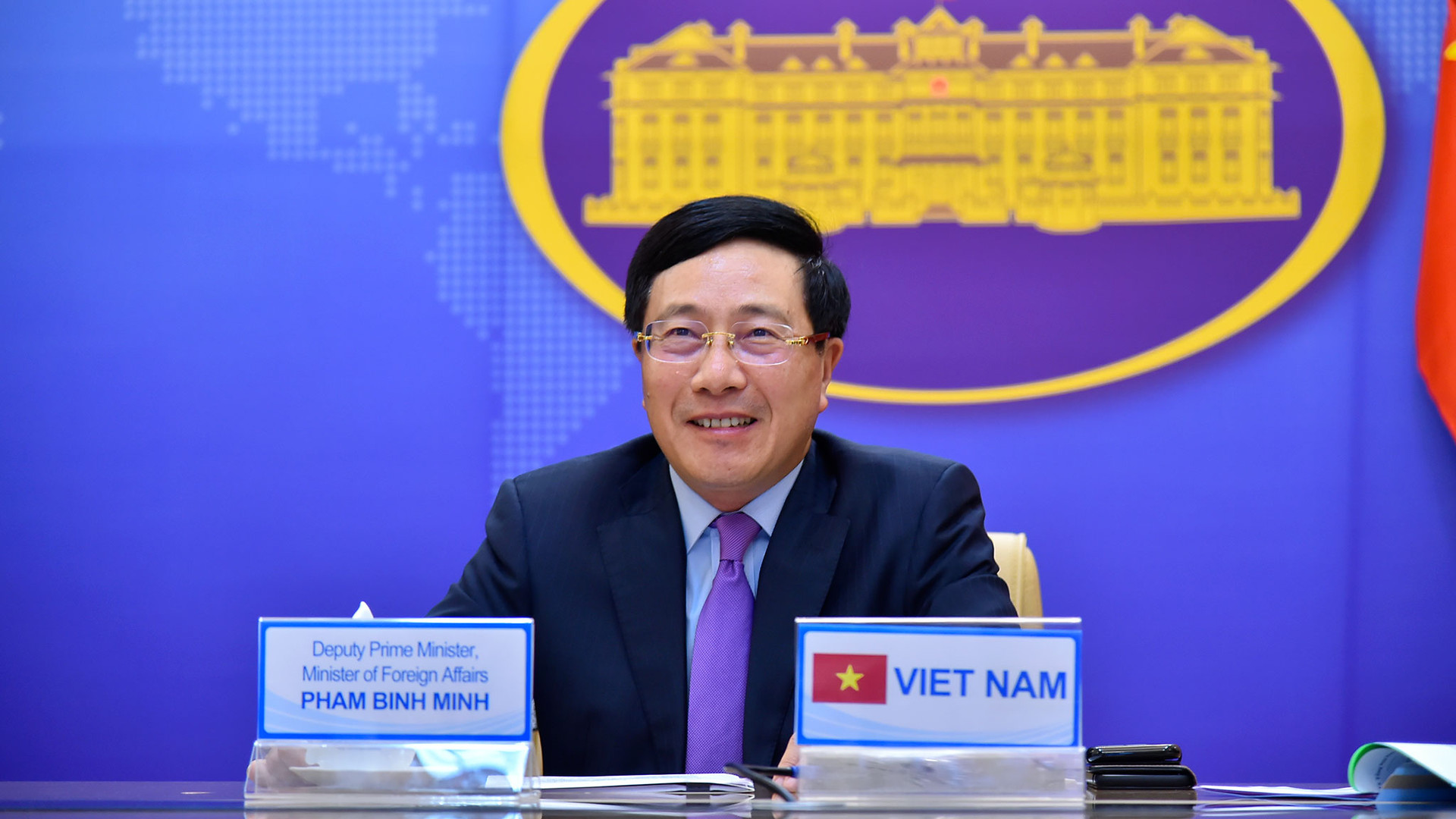 Phó Thủ tướng, Bộ trưởng Ngoại giao Phạm Bình Minh dự Hội nghị Bộ trưởng Ngoại giao trực tuyến G20 - Ảnh 2.