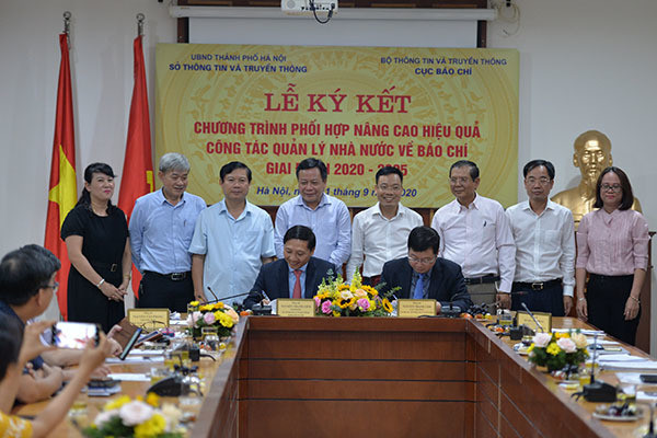 Cục Báo chí và Sở TT&TT Hà Nội tăng cường hợp tác quản lý báo chí - Ảnh 1.