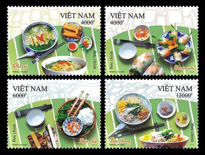 Việt Nam phát hành tem bưu chính về các món ngon được thế giới vinh danh - Ảnh 1.