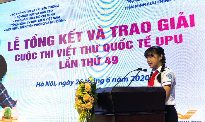 Học sinh Việt Nam đạt giải Ba cuộc thi viết thư quốc tế - Ảnh 1.