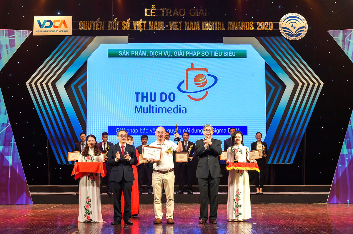 Giải pháp ngăn vi phạm bản quyền trên Internet đạt giải thưởng Chuyển đổi số Việt Nam - Ảnh 1.