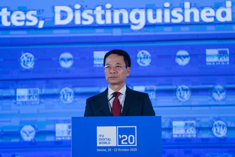 Toàn văn phát biểu của Bộ trưởng Nguyễn Mạnh Hùng tại Lễ khai mạc ITU Virtual Digital World 2020 - Ảnh 1.