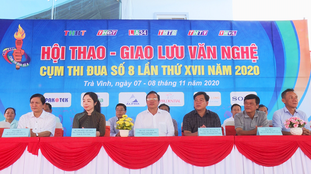 ĐÀI PHÁT THANH VÀ TRUYỀN HÌNH TRÀ VINH ĐĂNG CAI: HỘI THAO - GIAO LƯU VĂN NGHỆ CỤM THI ĐUA SỐ 8 NGÀNH PHÁT THANH, TRUYỀN HÌNH - Ảnh 1.