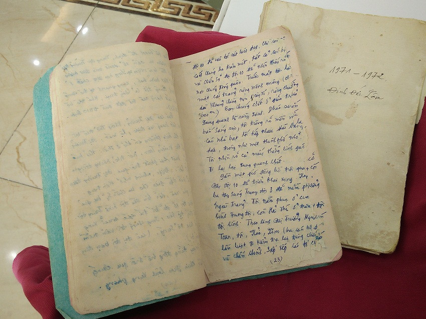 Giới thiệu cuốn nhật ký của Thầy giáo, Thương Binh Đinh Đức Lâm - Ảnh 1.
