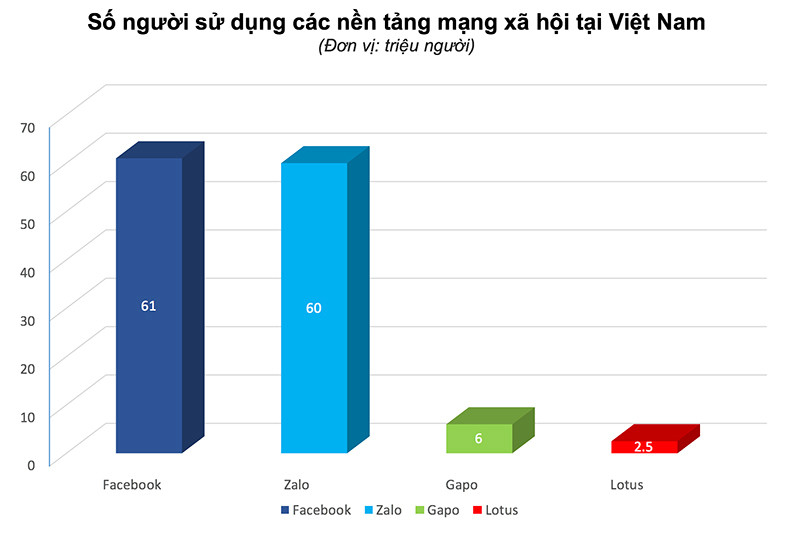 Mạng xã hội Việt Nam đang ở đâu so với Facebook, Google? - Ảnh 1.