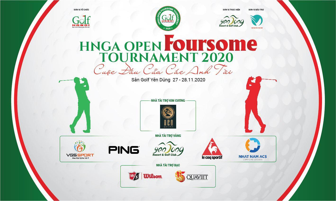 Giảm 50% phí tham dự cho golfer dự giải HNGA Open Foursome Tournament 2020 khi đồng bộ mã VGA với ngân hàng số MBbank trên Vhandicap - Ảnh 1.