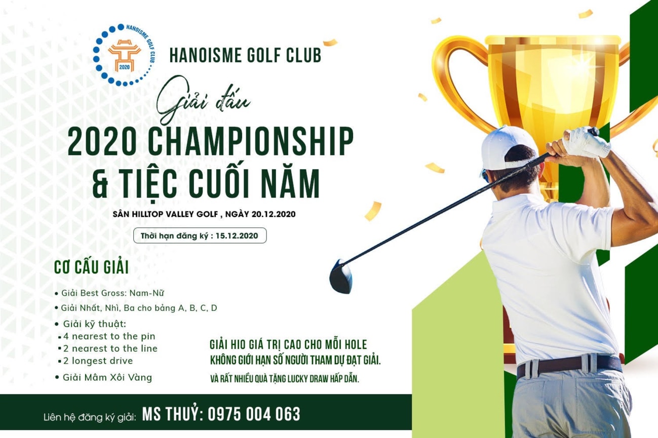 CLB Golf HanoiSME tổ chức giải đấu tổng kết năm 2020 - Ảnh 2.