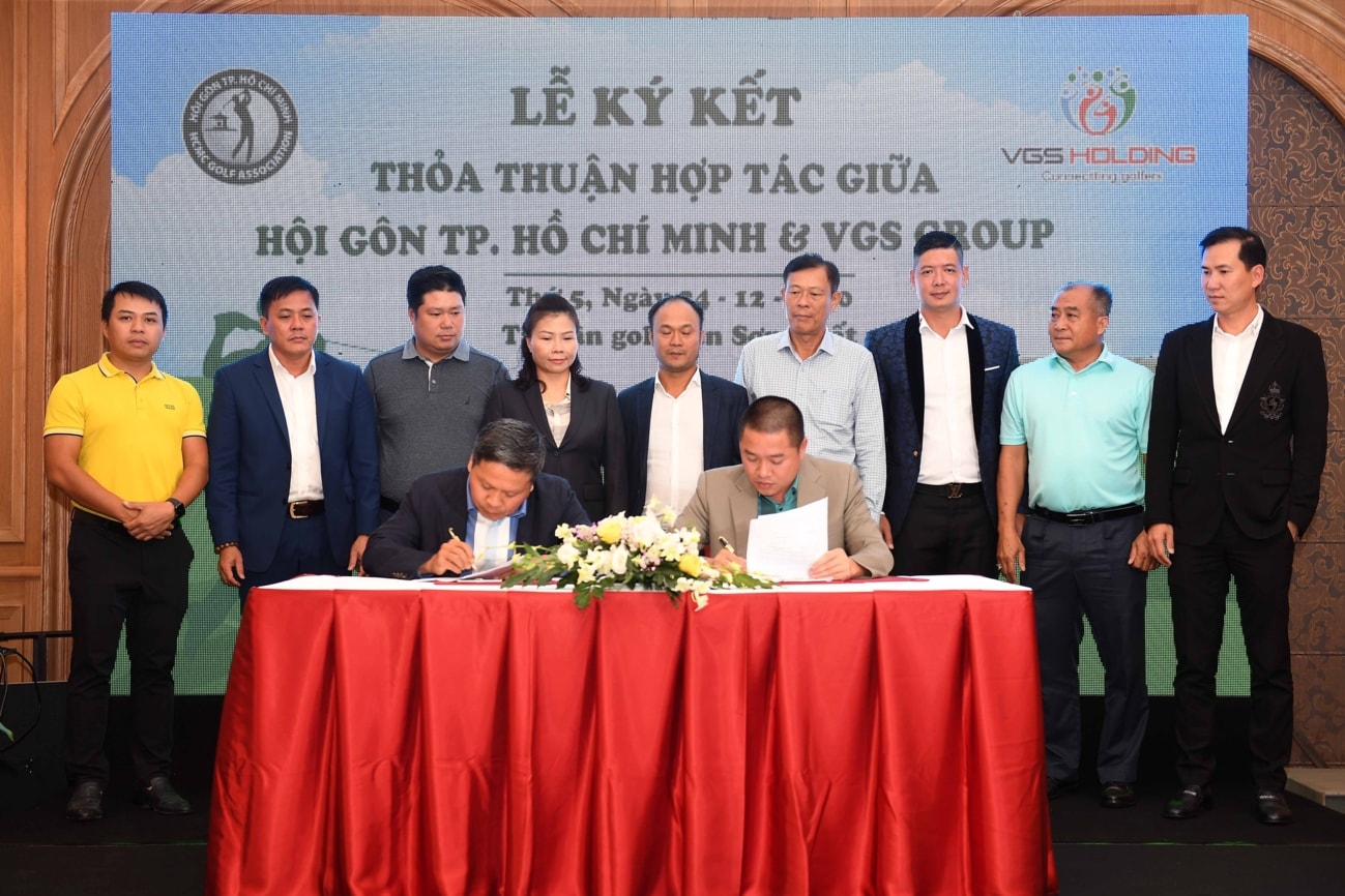 Hội golf TP. Hồ Chí Minh ký kết hợp tác chiến lược cùng VGS Group - Ảnh 1.