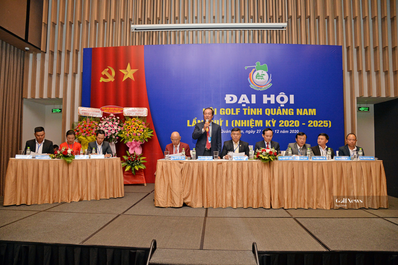 Hội golf Tỉnh Quảng Nam tổ chức Đại hội lần thứ I (Nhiệm kỳ 2020 - 2025) - Ảnh 1.