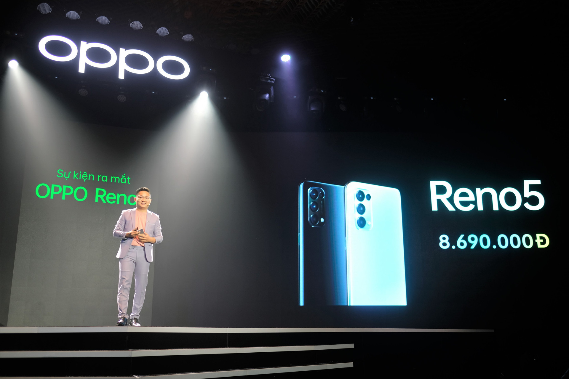 OPPO Reno5 chính thức ra mắt tại Việt Nam, giá 8,69 triệu đồng - Ảnh 1.