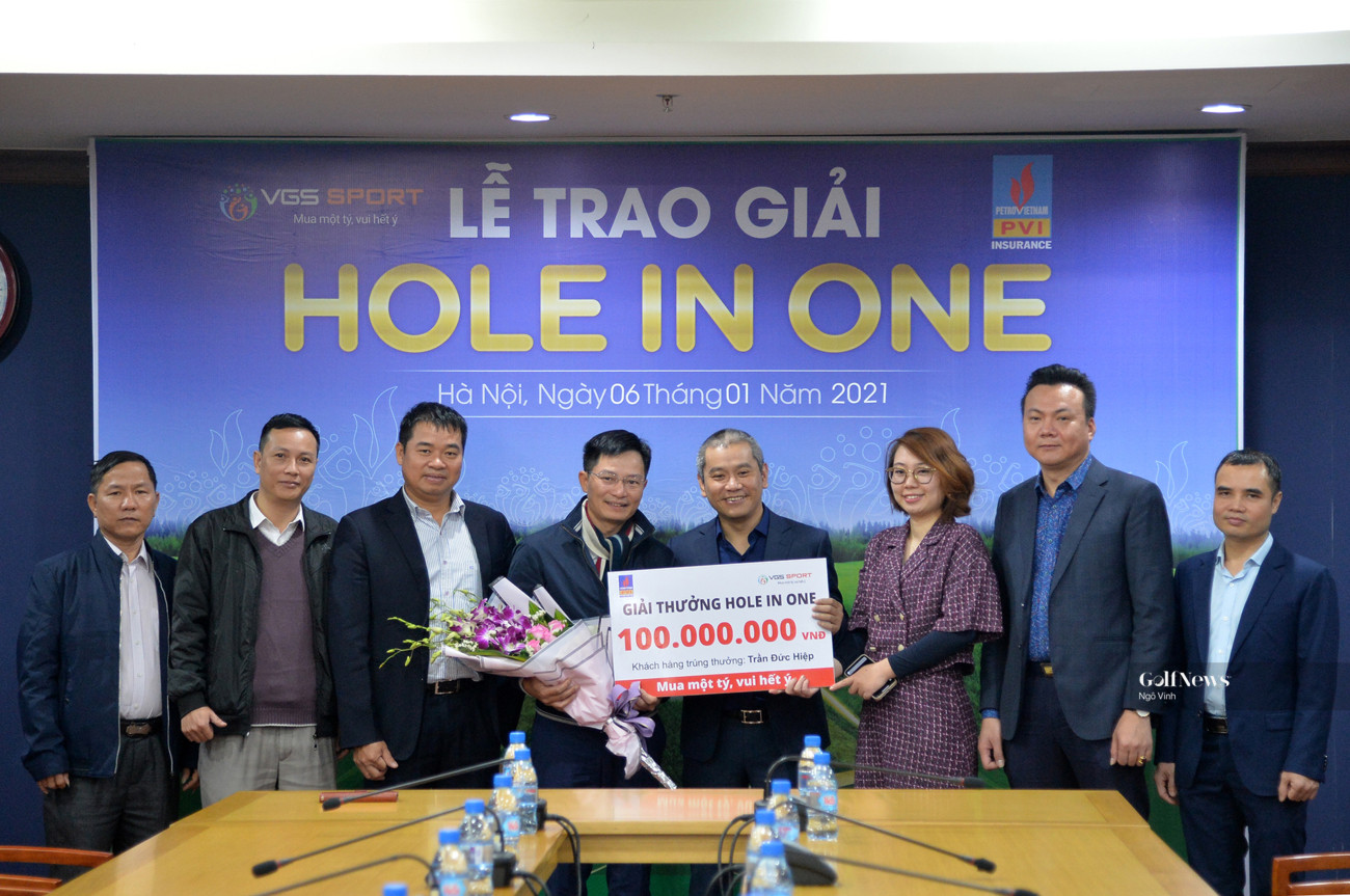 VGS Sport trao 100 triệu đồng cho golfer Trần Đức Hiệp - Ảnh 1.