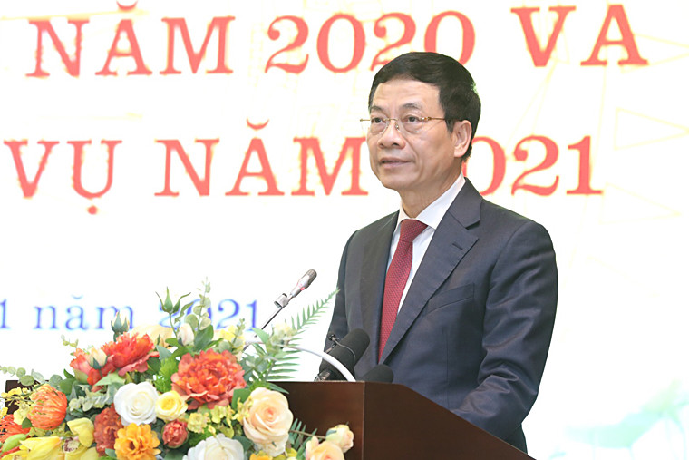 Toàn văn phát biểu của Bộ trưởng Nguyễn Mạnh Hùng tại Hội nghị tổng kết năm 2020 và triển khai nhiệm vụ năm 2021 - Ảnh 1.