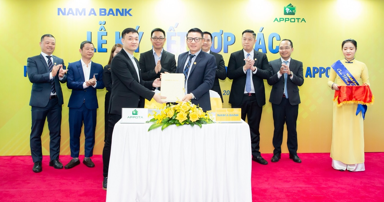 AppotaPay và Nam A Bank ký kết thỏa thuận hợp tác song phương - Ảnh 1.