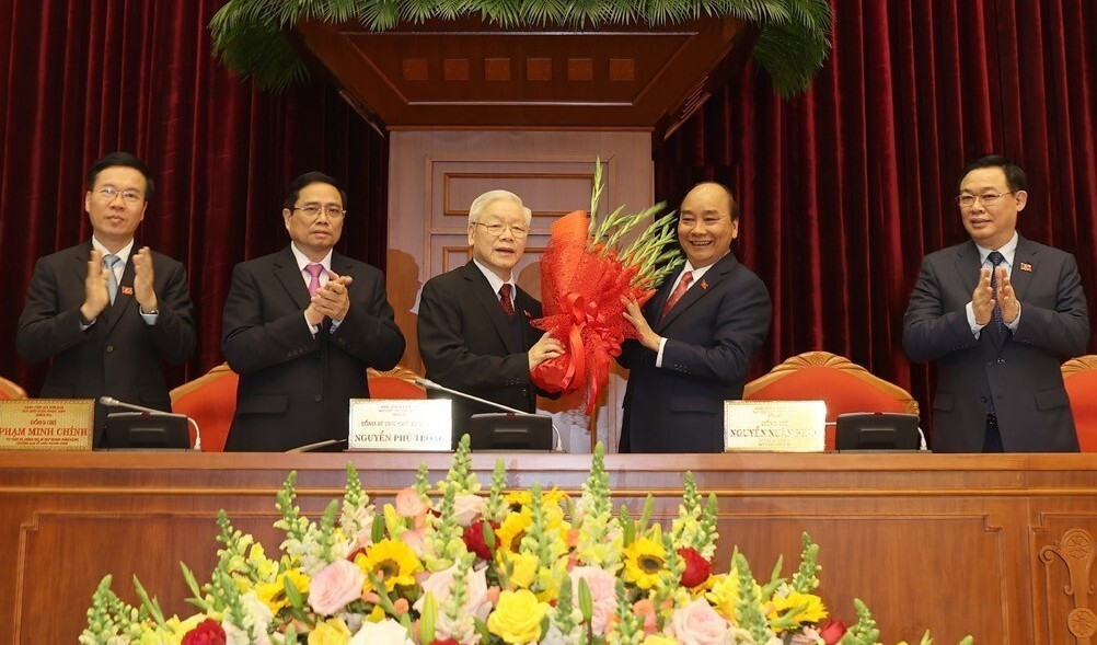Đồng chí Nguyễn Phú Trọng tái đắc cử Tổng Bí thư Ban Chấp hành Trung ương Đảng Cộng sản Việt Nam khóa XIII - Ảnh 1.