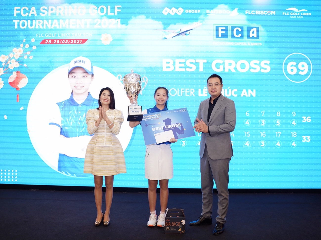 Golfer nữ Lê Chúc An vô địch FCA Spring Golf Tournament 2021 - Ảnh 1.
