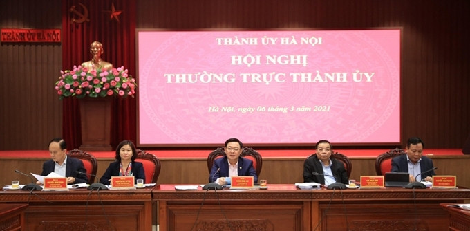 Hà Nội thành lập 5 đoàn kiểm tra công tác học tập, triển khai Nghị quyết Đại hội XIII - Ảnh 1.
