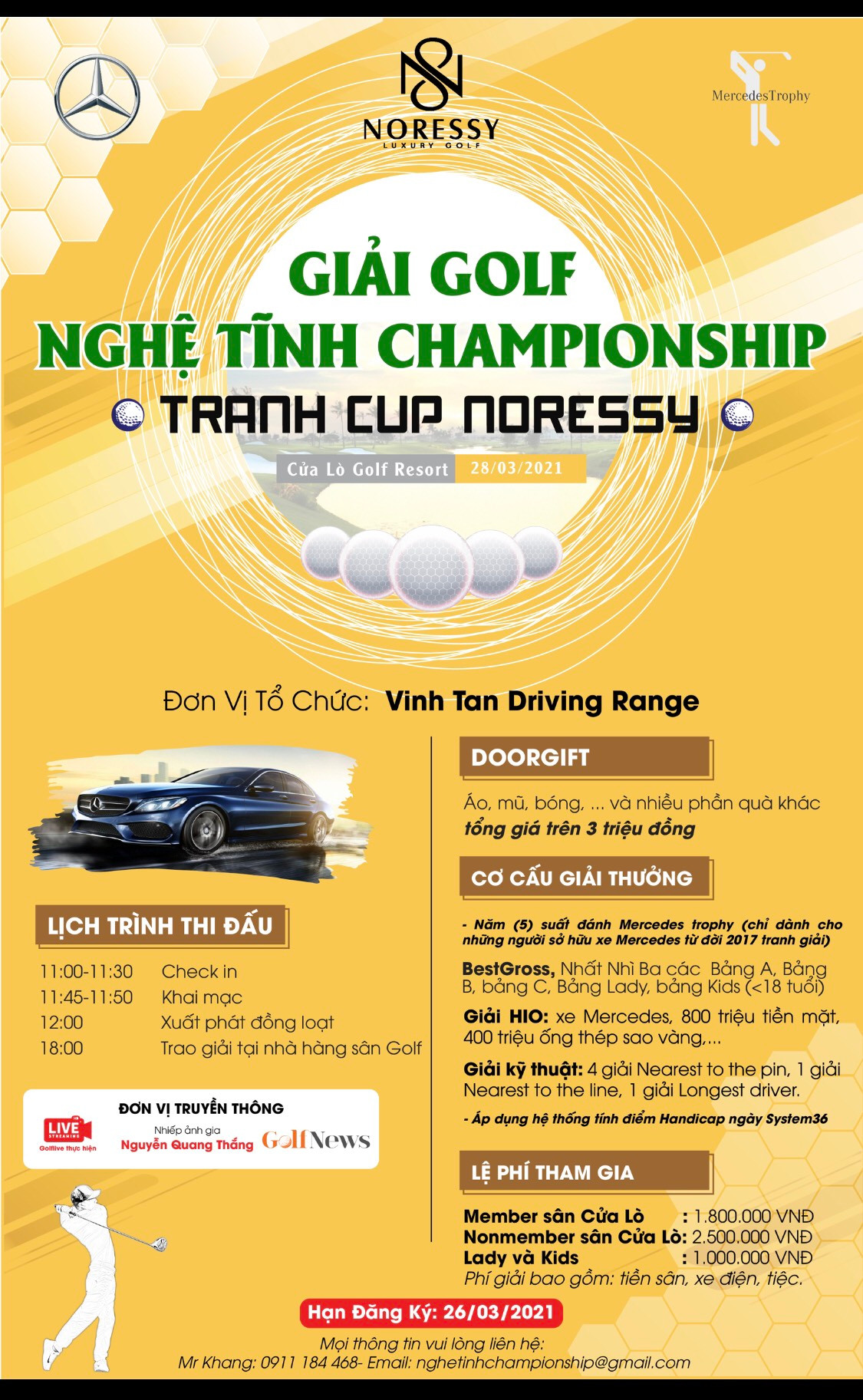 Giải Golf Nghệ Tĩnh Championship tranh cúp Noressy chuẩn bị khởi tranh - Ảnh 3.