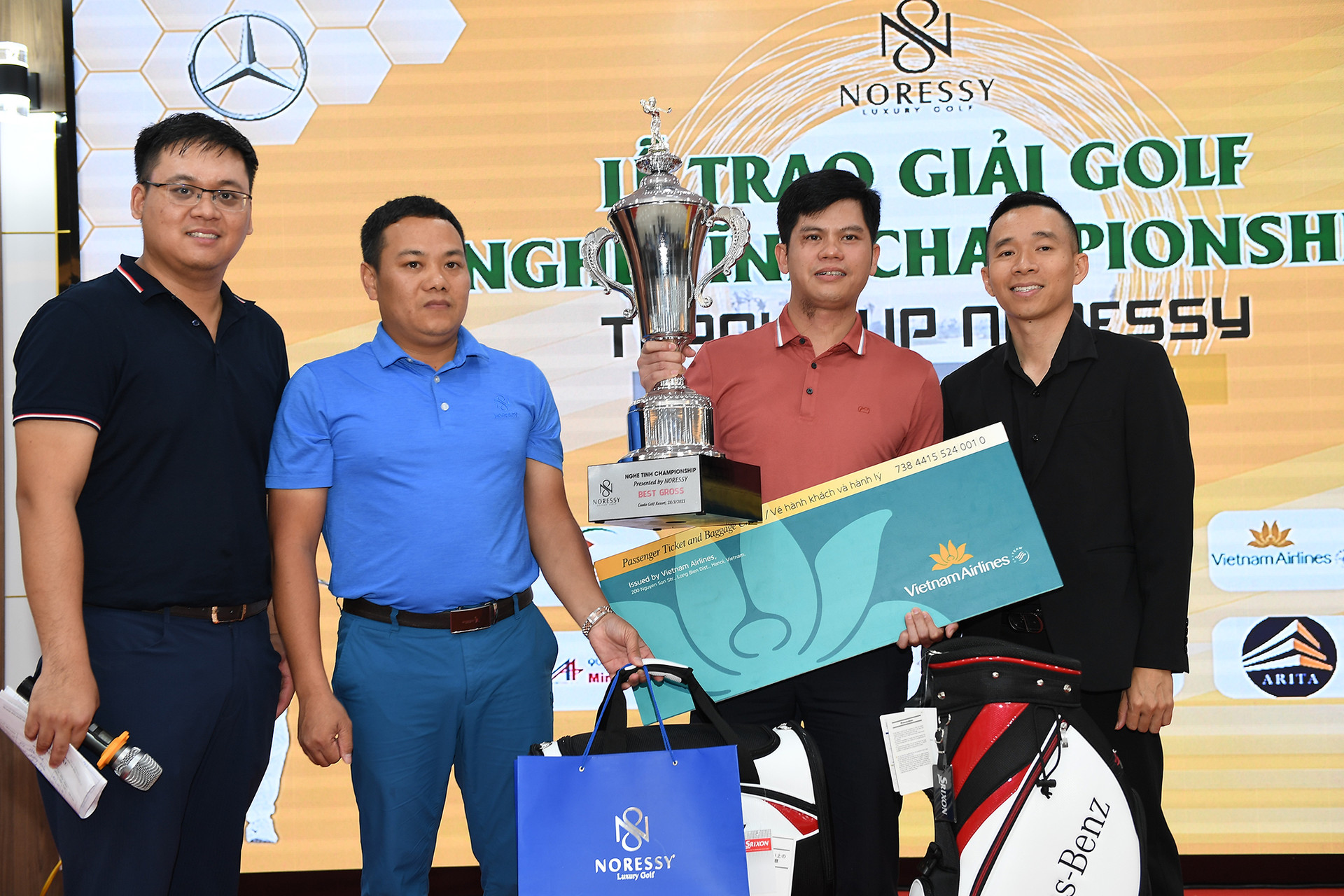 Golfer Đậu Ngọc Linh vô địch giải golf Nghệ Tĩnh Championship tranh cúp Noressy - Ảnh 2.