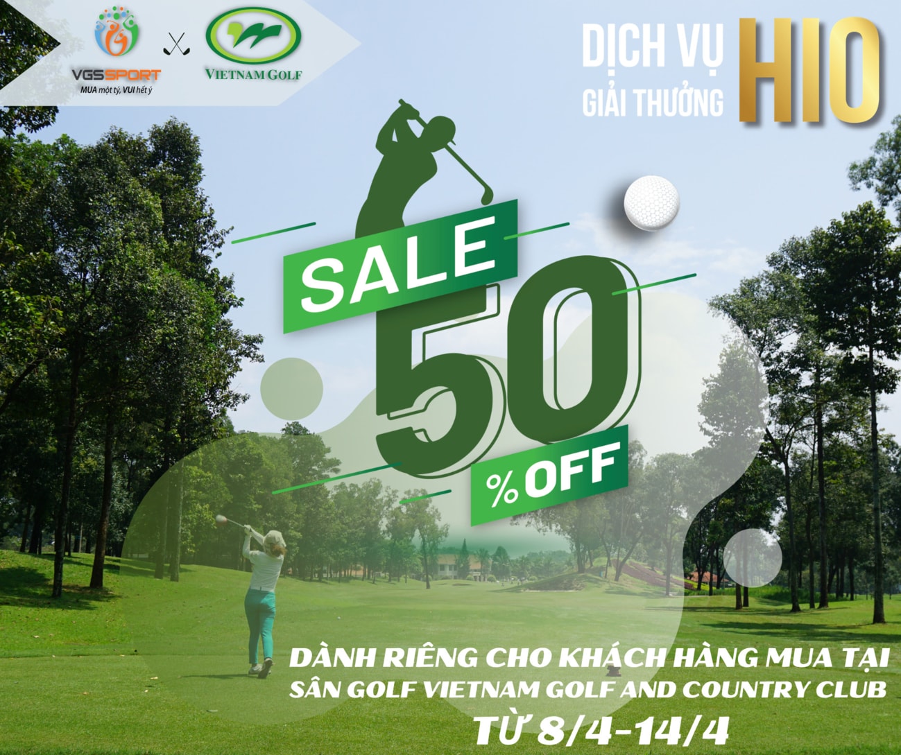 Vietnam Golf & Country Club trở thành sân golf tiếp theo triển khai chương trình khuyến mãi của VGS Sport - Ảnh 1.