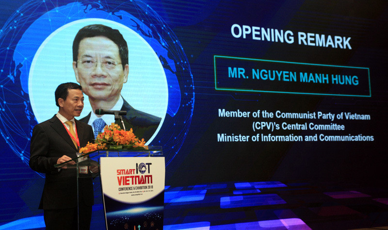 Bộ trưởng Nguyễn Mạnh Hùng nói về IoT - Ảnh 1.