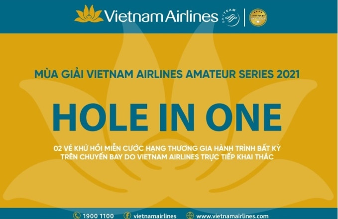 Vietnam Airlines tài trợ giải thưởng Hole in One cho VSC 2021 - Ảnh 1.