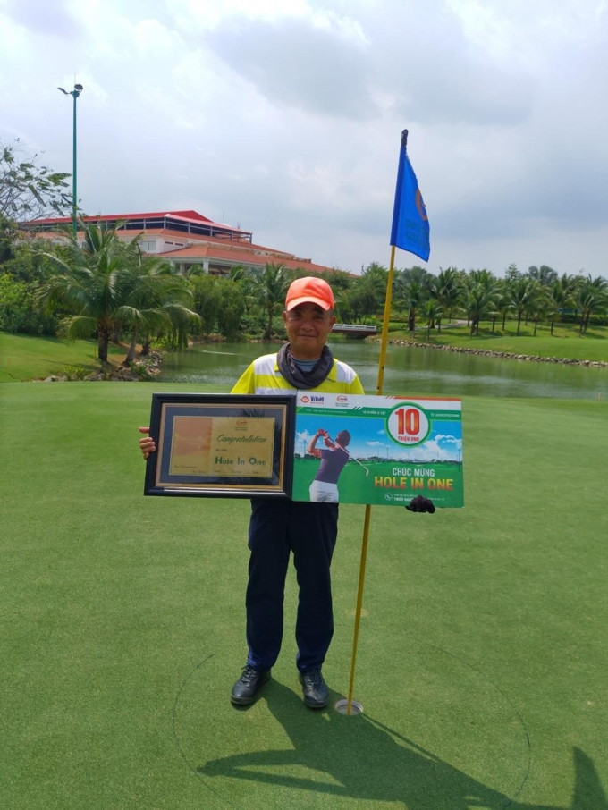 Sử dụng gói dịch vụ của VGS Sport, golfer Ngô Tuấn Anh trúng 100 triệu đồng - Ảnh 1.