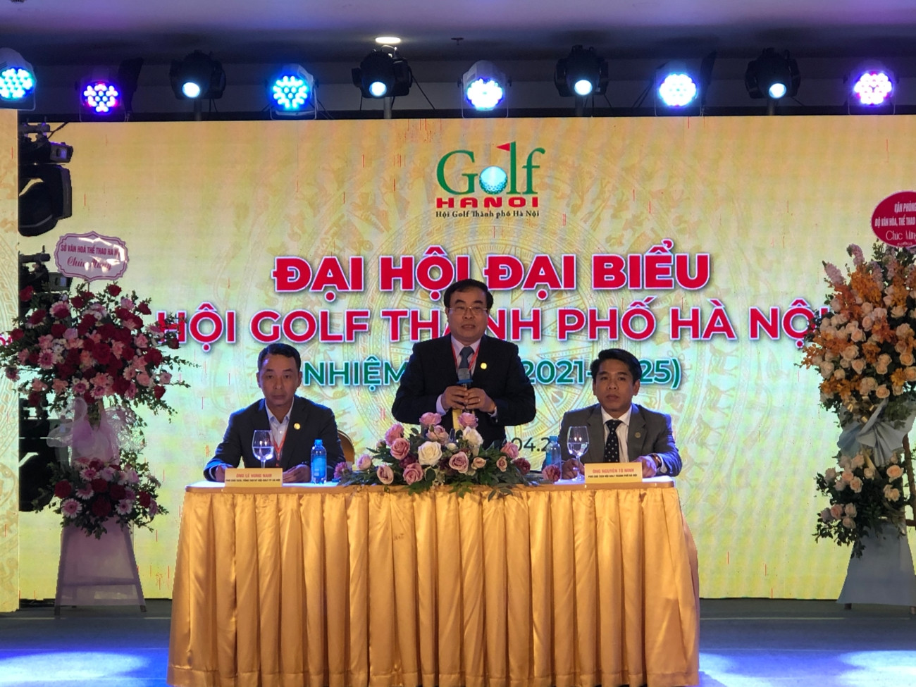 Ông Nguyễn Tô Ninh được bầu làm chủ tịch Hội Golf Thành phố Hà Nội nhiệm kỳ III (2021-2025) - Ảnh 1.