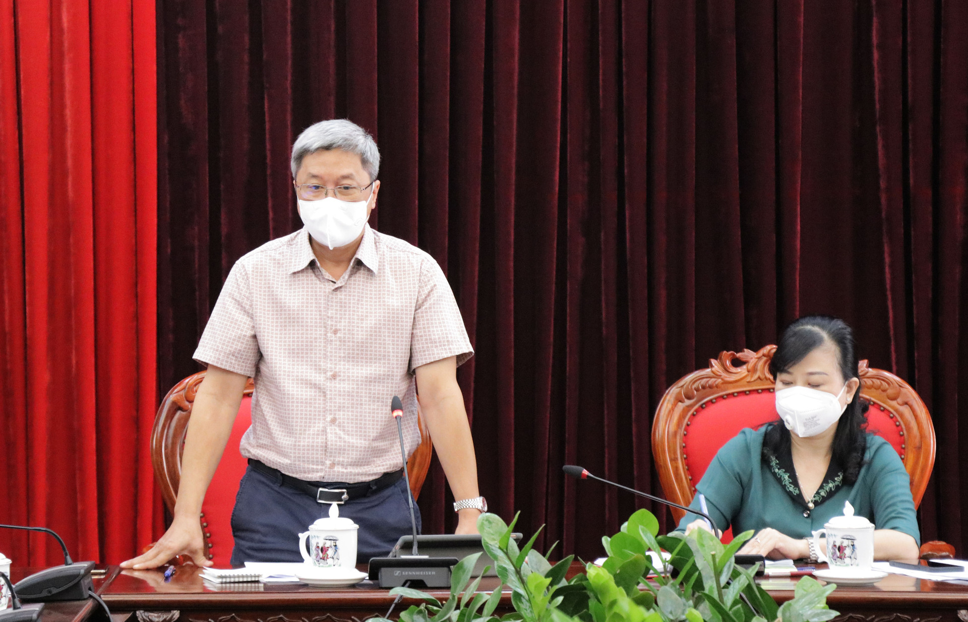 Bắc Ninh:Tổ chức Hội nghị mở rộng bàn giải pháp phòng chống dịch covid-19 - Ảnh 3.