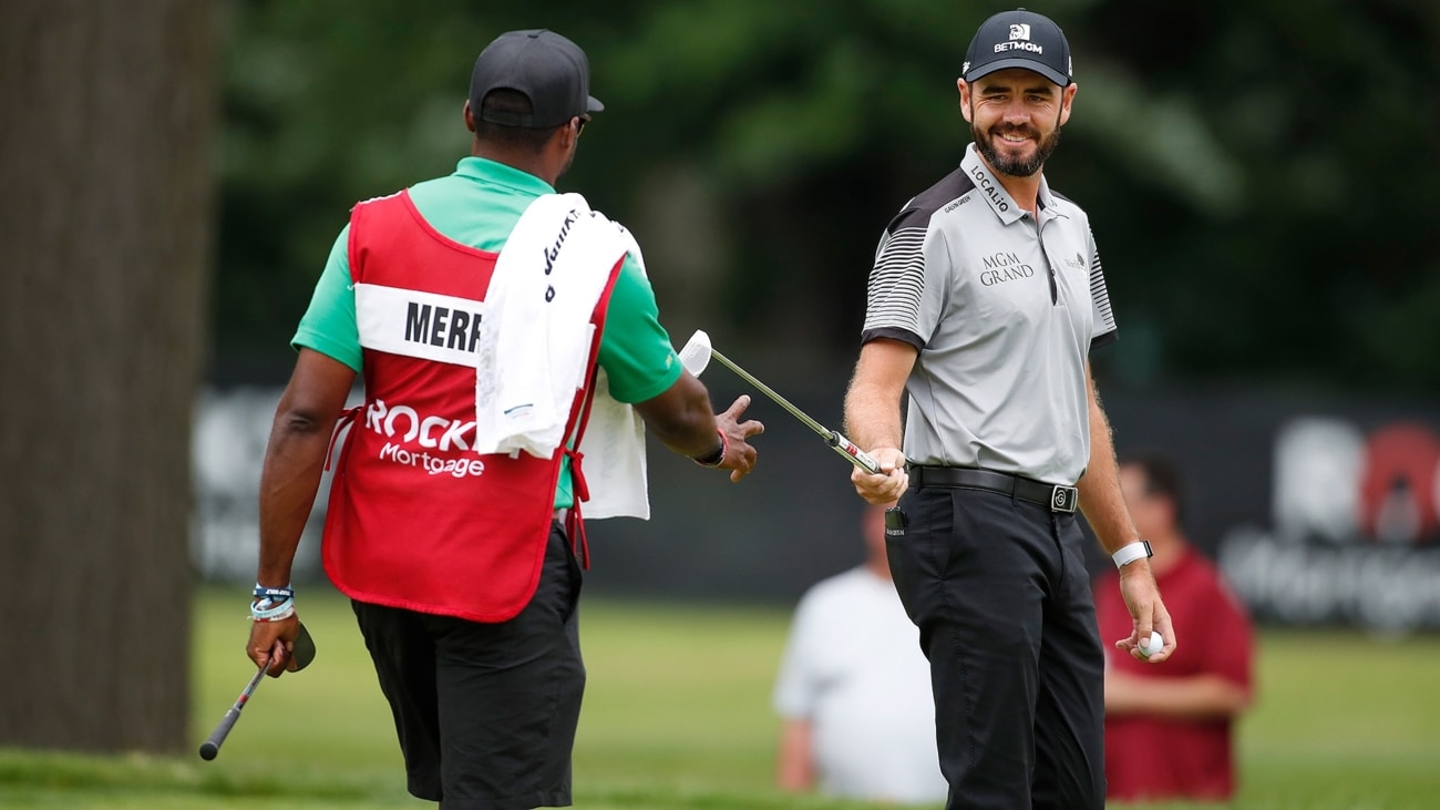 Rocket Mortgage Classic: Ghi Hole in one, Troy Merrit vươn lên dẫn đầu trước vòng chung kết - Ảnh 1.