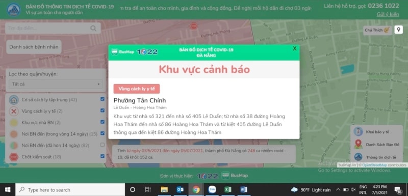 Ứng dụng công nghệ lõi xây dựng Bản đồ dịch tễ Covid - Ảnh 1.