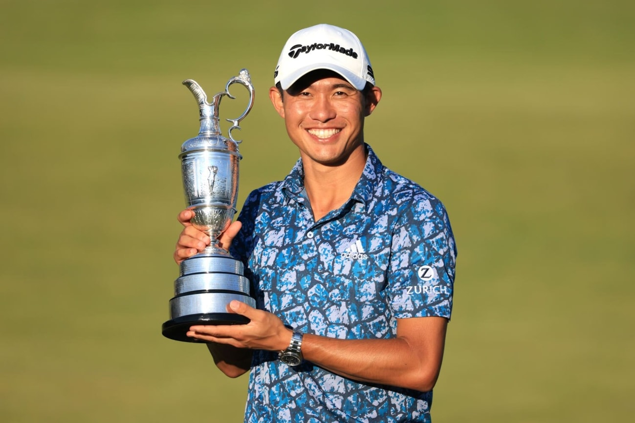 Collin Morikawa học cách sử dụng gậy sắt từ Tiger Woods - Ảnh 1.