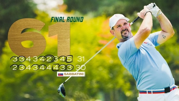 Rory Sabbatini sinh ra ở Nam Phi, sống ở Mỹ nhưng giành huy chương cho Slovakia - Ảnh 1.