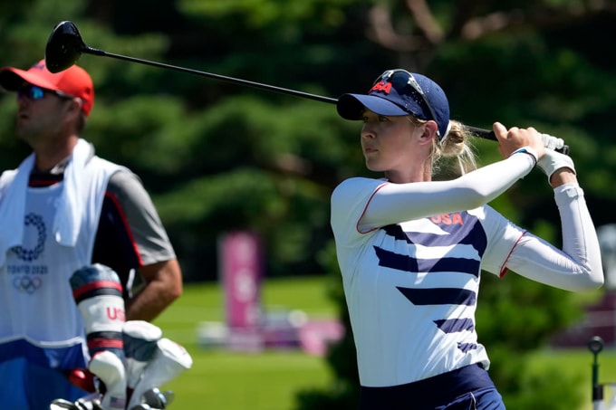 Olympic Tokyo: Nelly Korda băng băng tiến về đích - Ảnh 1.