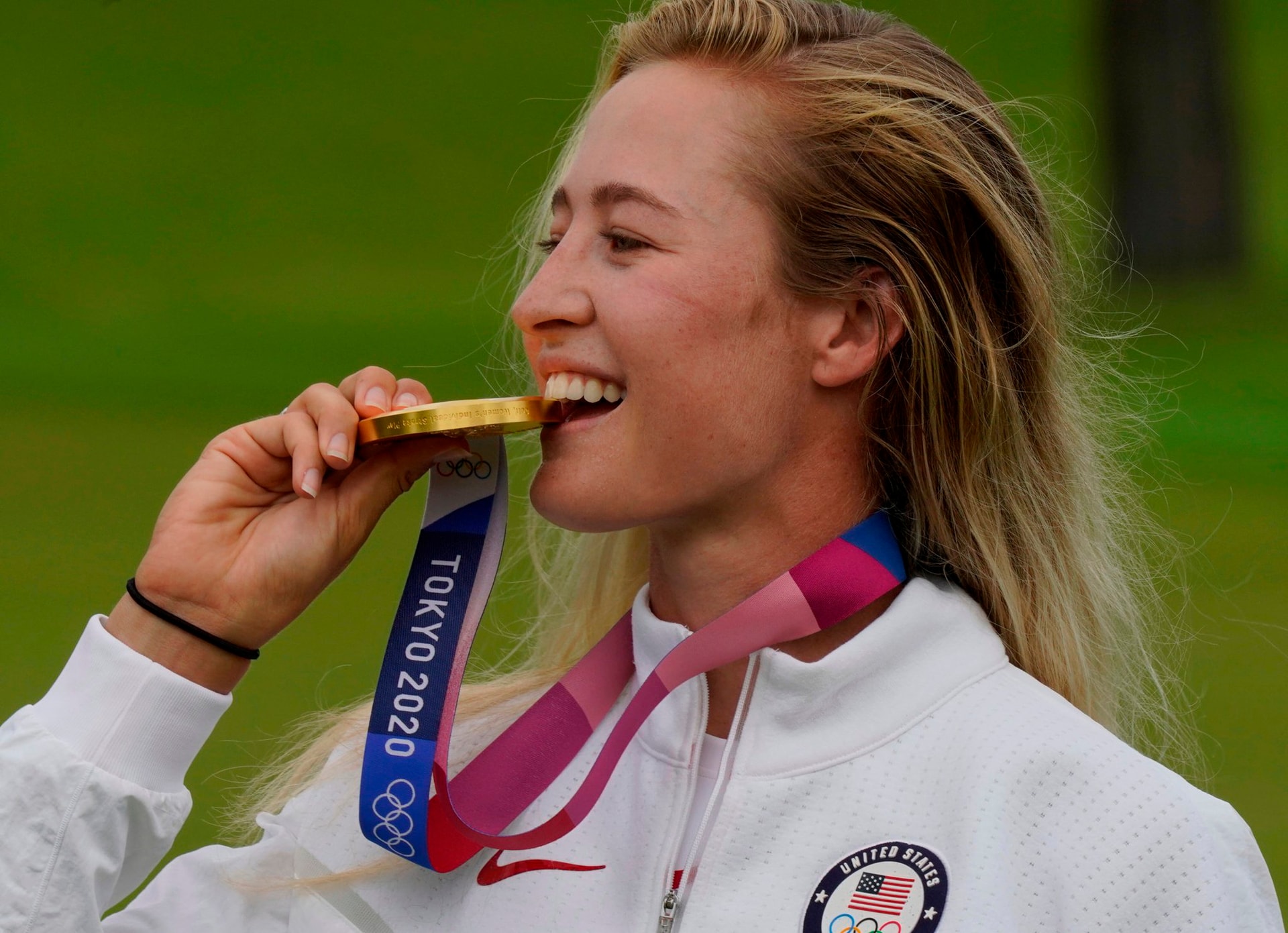 Nelly Korda giành huy chương vàng Olympic Tokyo - Ảnh 1.