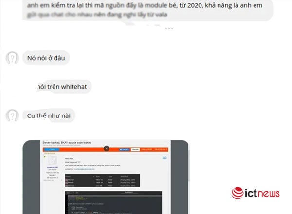 Bkav nói gì trước thông tin log chat nội bộ của công ty bị lộ?
