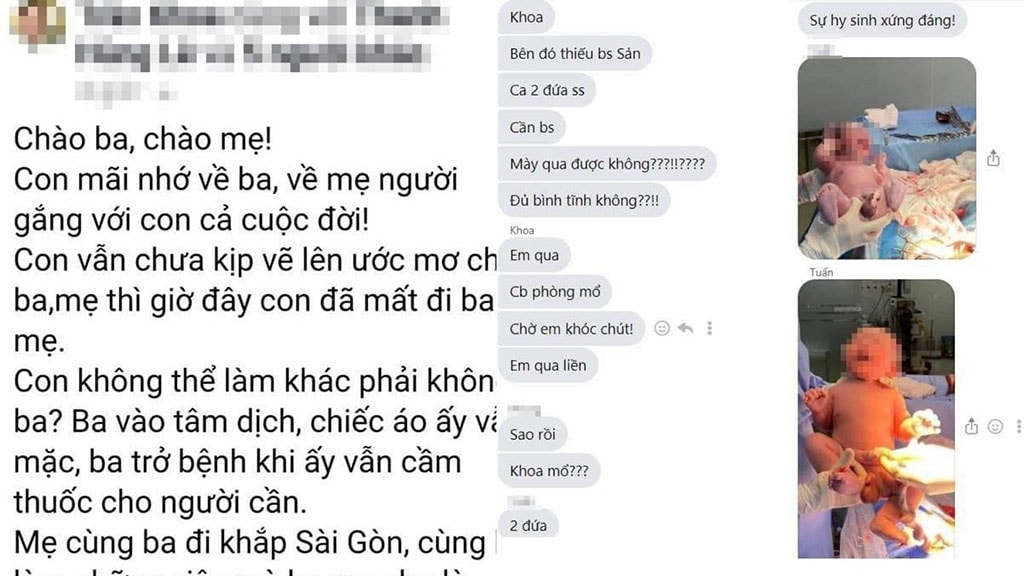 Nội dung một số bài viết về “bác sĩ Khoa” lan truyền trên mạng xã hội /// Ảnh chụp màn hình